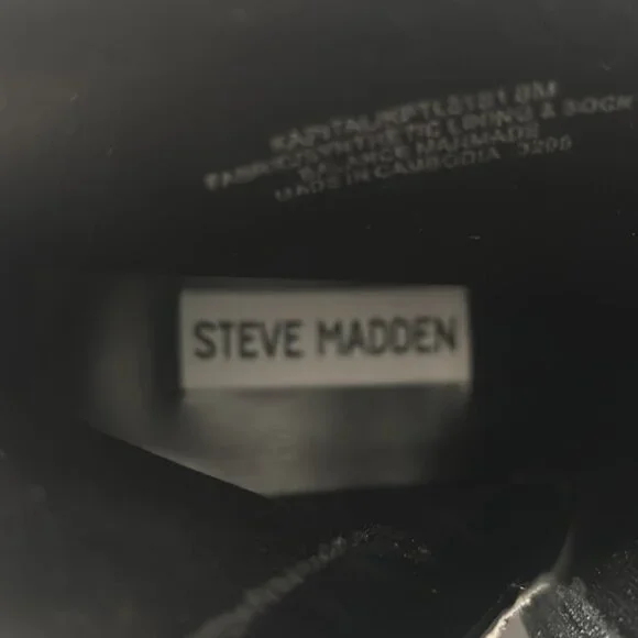 Steve Madden Women Kapital Snakeskin Print Kitten Heel Boots,Sz 8 (M),Disclaimer - Picture 12 of 15